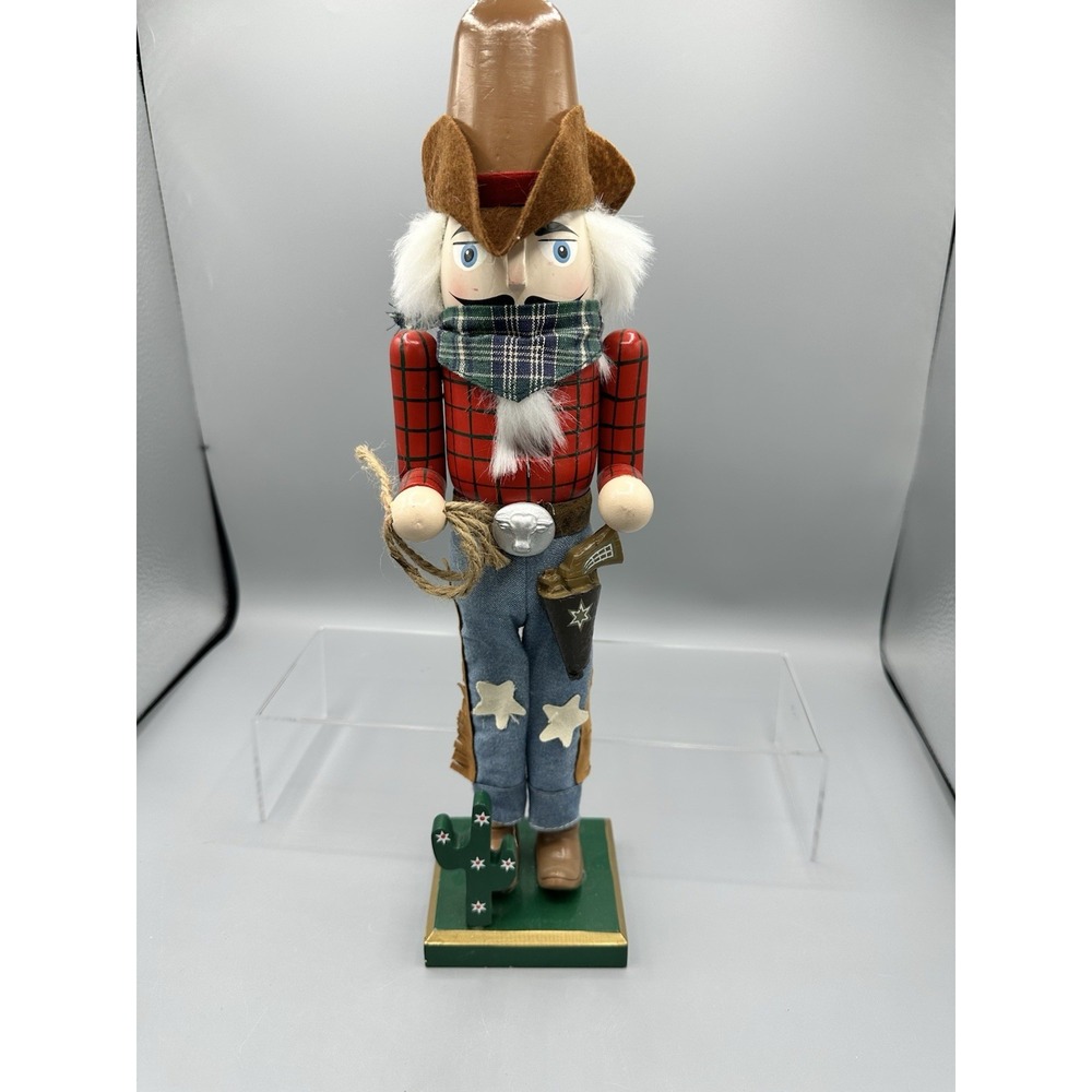 Kurt Adler 15-Inch Wooden Cowboy Nutcracker
